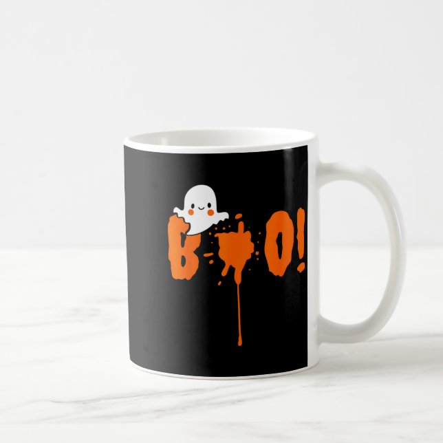 Mug Halloween Funny Cute Ghost Boo! Design Gift  (Droite)