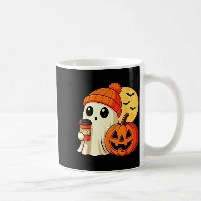 Mug Halloween Ghost Coffee Pumpkin Soky Season Women K (Droite)