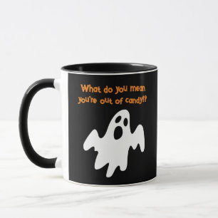Mug Halloween hors de Candy drôle de fantôme