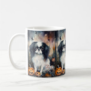 Mug Halloween japonais chinois avec la peur Citrouille