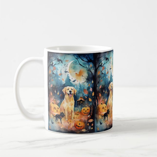 Mug Halloween Lappund Finlandais Avec Peur Citrouille (Gauche)
