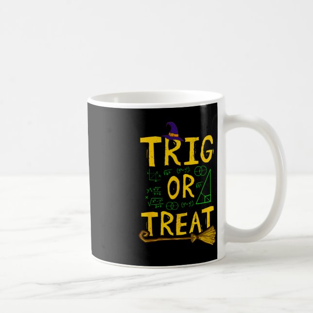 Mug Halloween Math Enseignant Trier Ou Traiter Ecole É (Droite)