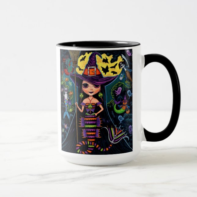 Mug Halloween Mercats Mercats Mercats Fantômes Citroui (Droite)