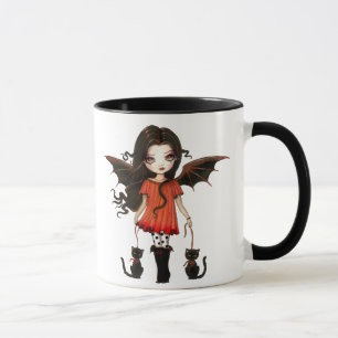 Mug Halloween Mignon Petit Vampire avec des Chats
