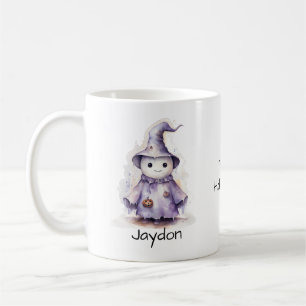 Mug Halloween mignonne pourpre sorcière fantôme Person