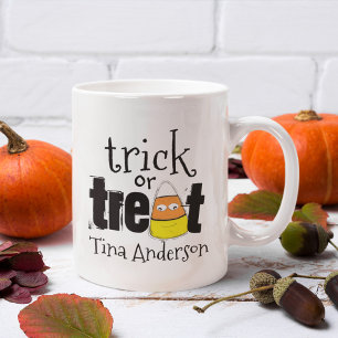 Mug Halloween mignonne Whimsical Candy Corn Funny