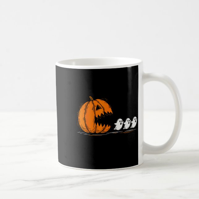 Mug Halloween Pumpkin Eating Ghosts Funny Soky Costume (Droite)