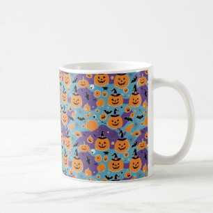 Mug Halloween répéter motif avec citrouille