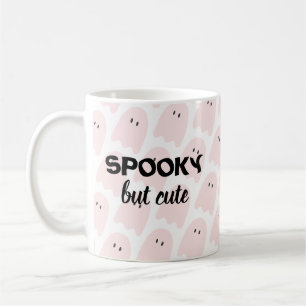 Mug Halloween rose moderne Éffrayant mais mignon