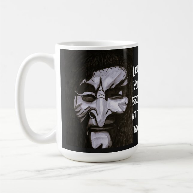 MUG HALLOWEEN SCARY WITCH HUMOR  (Gauche)