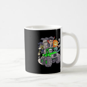Mug Halloween Skeleton Zombie Monster Truck Vampire Bo