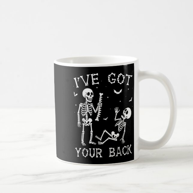 Mug Halloween Skeletons Ive Got Your Back Costume Men  (Droite)