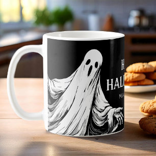 Mug Halloween Soirée Éffrayante avec fantôme