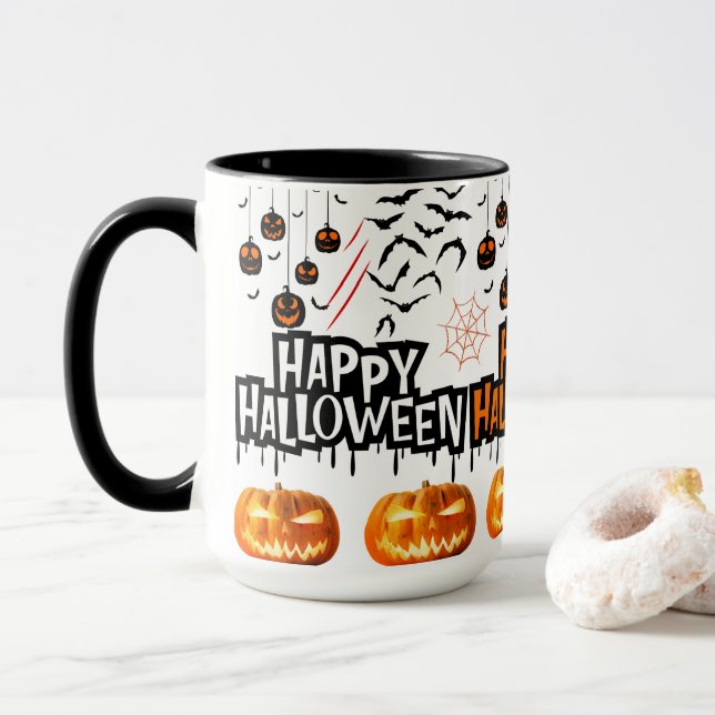 Mug Halloween Spooktaculaire (Avec donut)