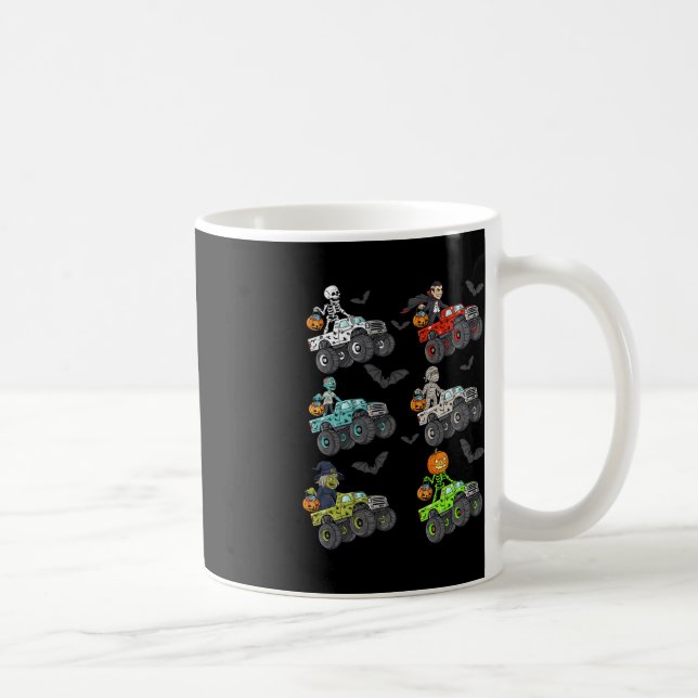 Mug Halloween Squelette Zombie équitation Monster Cami (Droite)