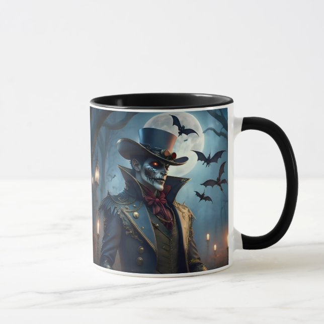 Mug Halloween Steampunk Southern Gothic Zombie (Droite)