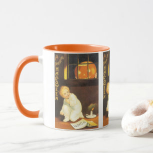 Mug Halloween Thrillant Vintage par Ellen Clapsaddle