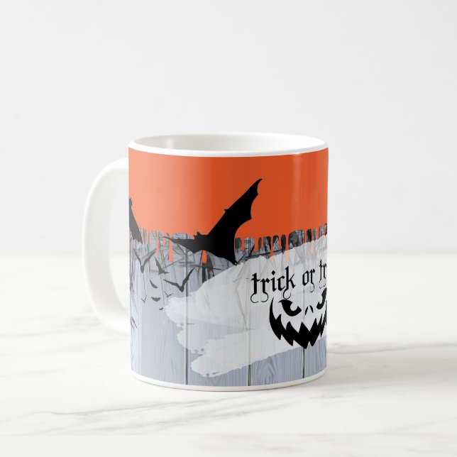 Mug Halloween "Treat or Trick" Loft Design (Devant gauche)