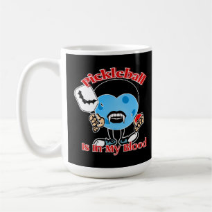 Mug Halloween Vampire - Pickleball Dans Mon Sang