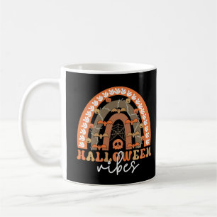 Mug Halloween Vibes Boho Rainbow Automne Éffrayant