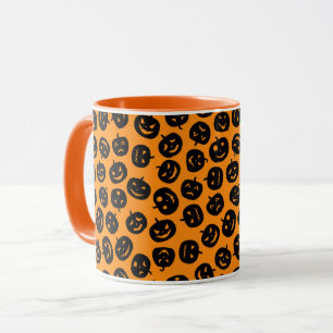 Mug Halloween Vintage Citrouille orange
