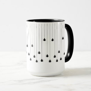 Mug Halloween Web Black Spider