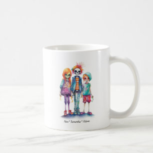 Mug Halloween zombie mignon personnalisé (11)
