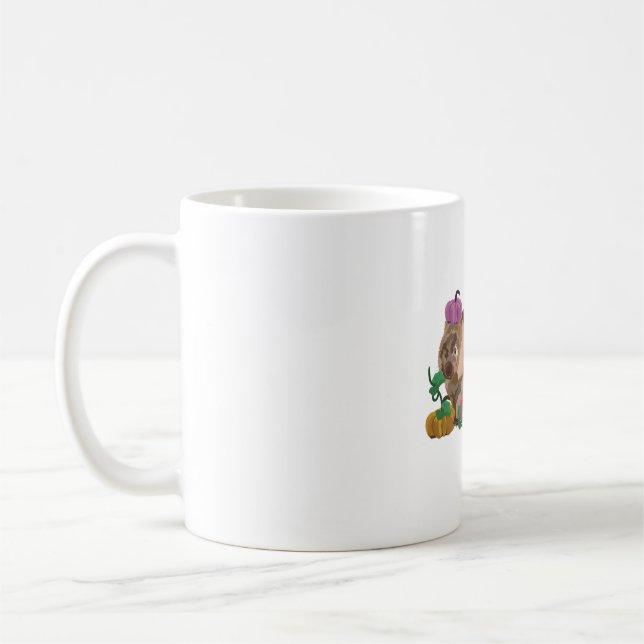 Mug Halloween Zoo Wombat Citrouille (Gauche)