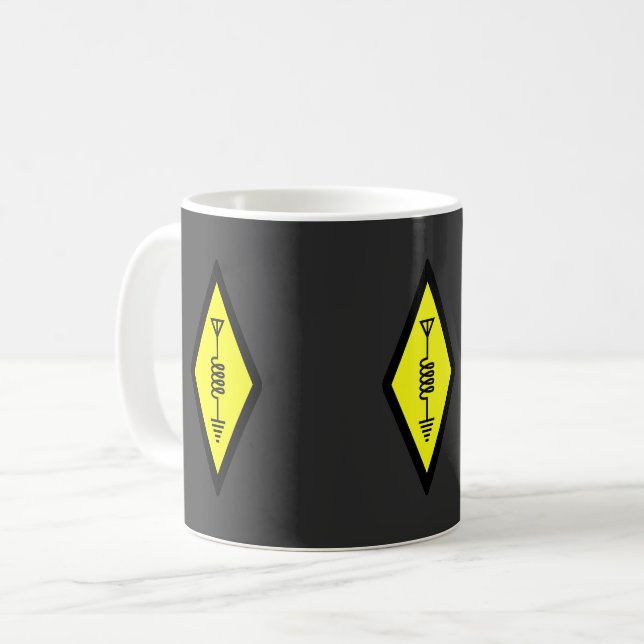 Mug HAM Radio Logo Design (Devant gauche)