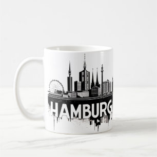 Mug Hambourg Allemagne Skyline-Cityscape Réflexion urb