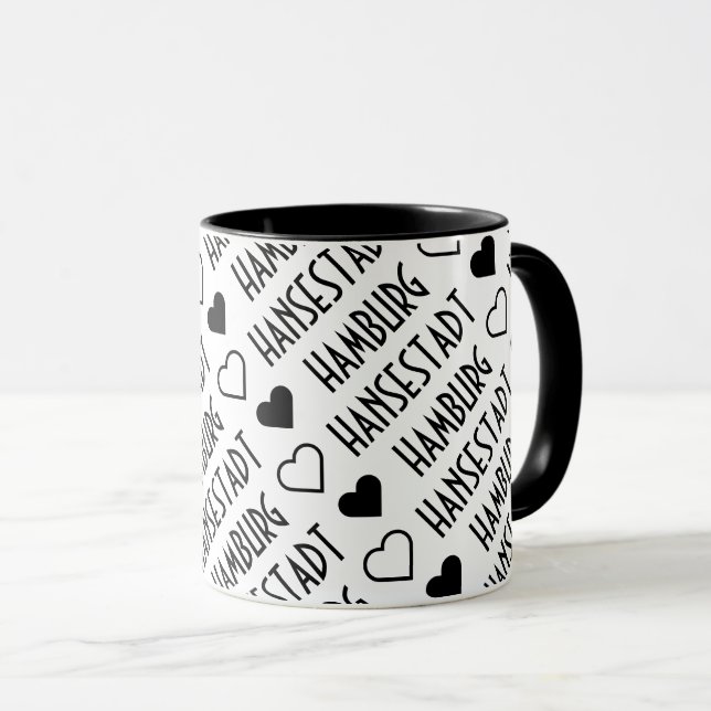 Mug Hambourg ♥ Hansestadt Kaffeetasse (Devant droit)