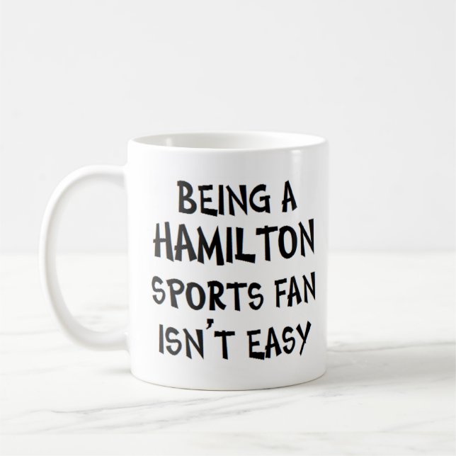 Mug hamilton sports fan, being (Gauche)
