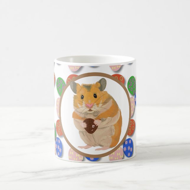 Mug Hamster de Pâques avec oeufs au chocolat (Centre)
