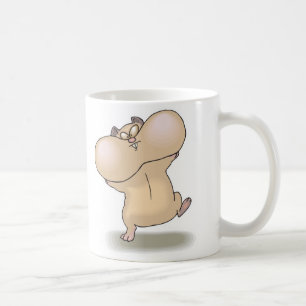 Mug hamster drôle aux joues rebondies