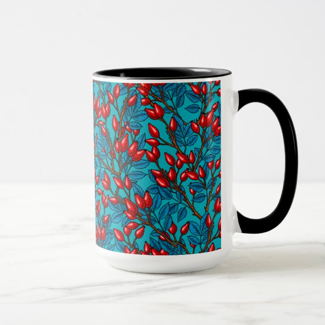Mug hanches roses, rouge et bleu (Droite)