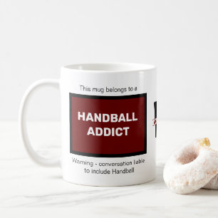 Mug Handball Adhérent Ajouter votre nom Monogramme Ini