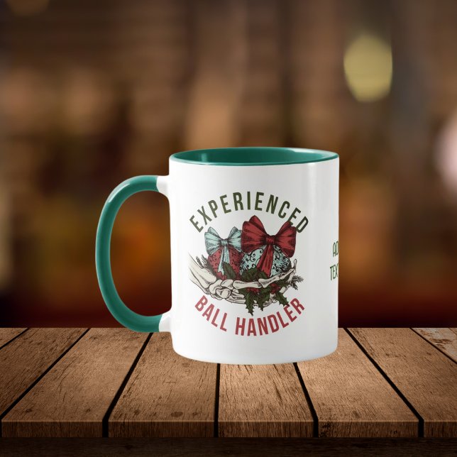 Mug Handler de balle expérimenté, Skeleton Christmas G (Créateur téléchargé)