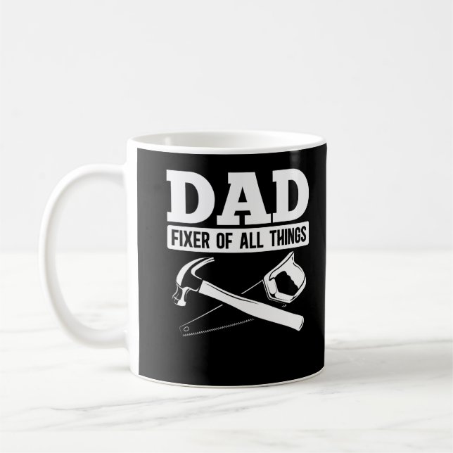 Mug Handyman Papa réparateur père (Gauche)
