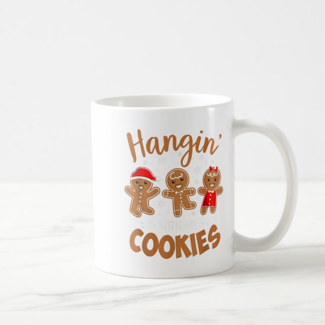 Mug Hangin Avec Mes Cookies Gingerbread Femmes Noël (Droite)