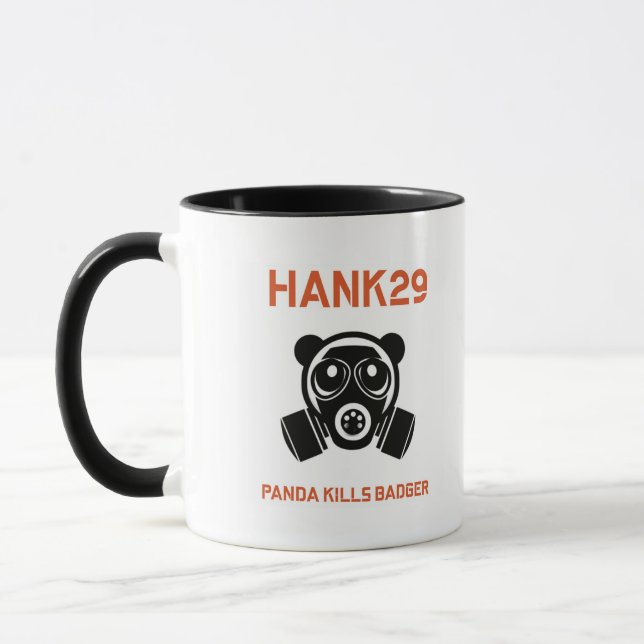 Mug Hank29 Panda tue Badger (Gauche)