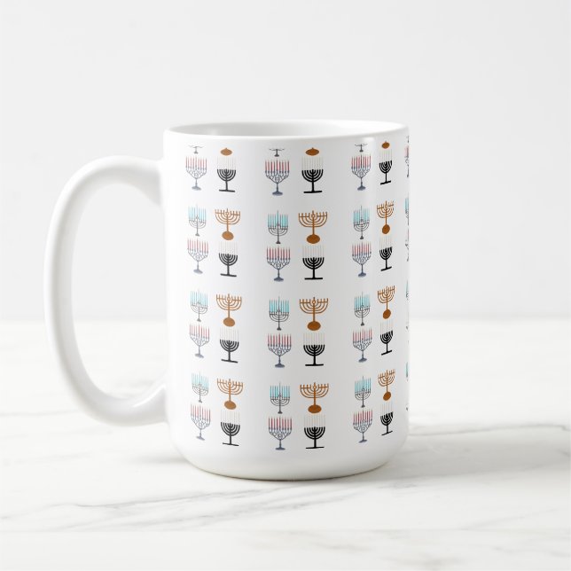 Mug Hanoukka religion judaïsme juif (Gauche)