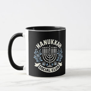 Mug Hanoukka Social Club Funny Jewish Hanoukka