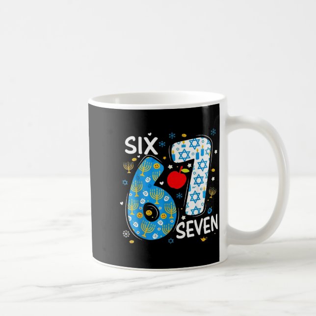 Mug Hanukkah Menorah Dreidel 67 Festive Chanukah Six S (Droite)