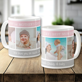 Mug Happy 1st Mother's Day Best Mum Ever 4 Photo