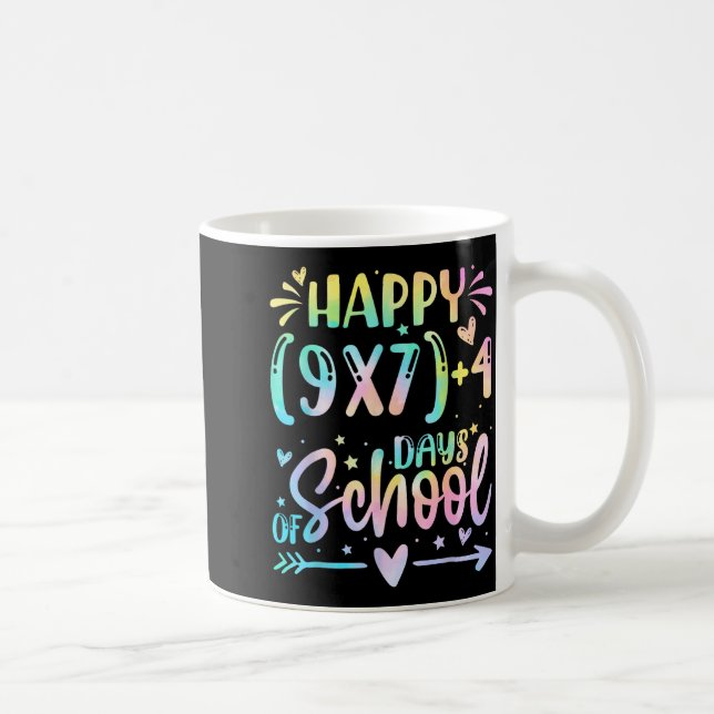 Mug Happy 67 Days Of School Math Teacher Students Six  (Droite)