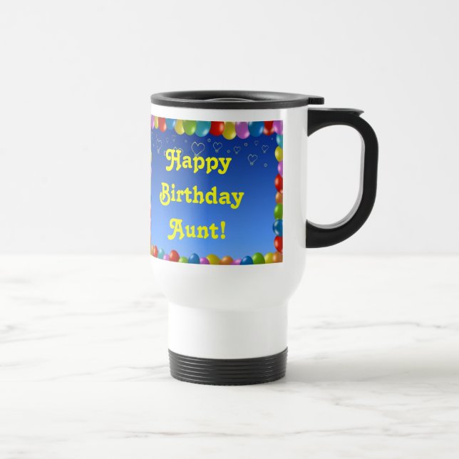 Mug Happy Birthday Aunt (Right)