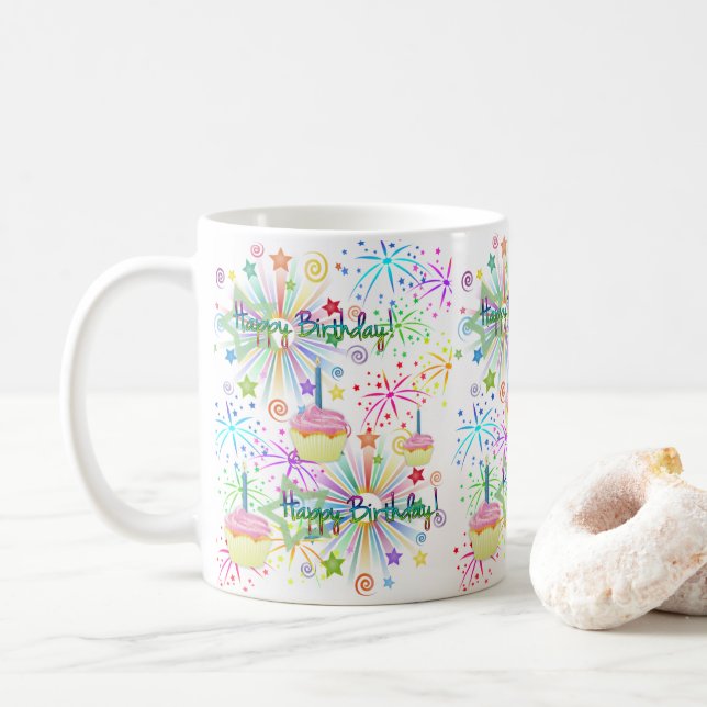 Mug Happy Birthday Mug (With Donut)