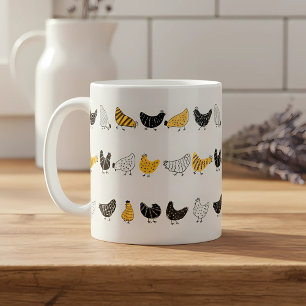 Mug Happy Chicken Country Motif animal de ferme