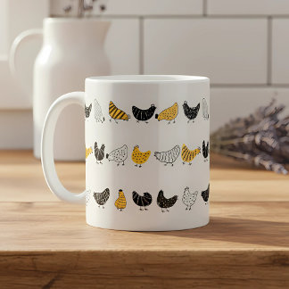 Mug Happy Chicken Country Motif animal de ferme