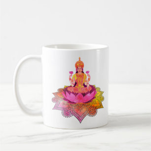 Mug Happy Diwali - Deepalavi Lakshmi Goddess 4